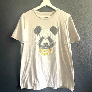 Bowery Supply Men's  Vintage Premium Panda T-Shirt Size large